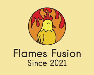 Flames - Spicy Chicken Flames logo design