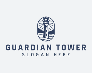 Lighthouse Tower Coastal logo design