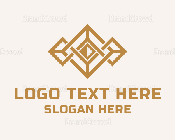 Diamond Pattern Design Logo