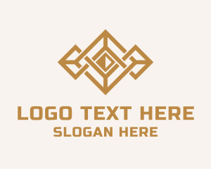 Diamond Pattern Design Logo