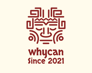 Ancient-tribe - Mayan Tribal Face logo design