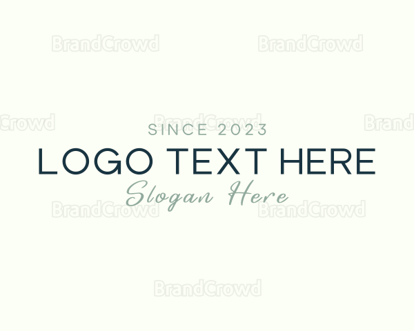 Elegant Fashion Stylist Logo