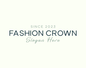 Elegant Fashion Stylist logo design