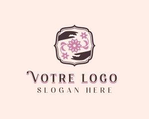 Yogi - Flower Hands Boutique logo design