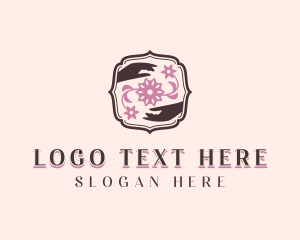 Decorator - Flower Hands Boutique logo design