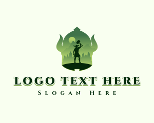 Soldier - Warrior Viking Soldier logo design