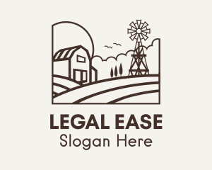 Livestock - Rustic Windmill Farm logo design