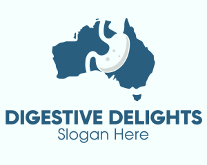 Digestive - Australia Gastroenterology Medical Organ logo design