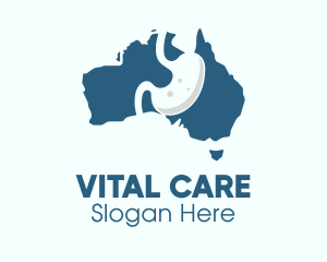 Medical - Australia Gastroenterology Medical Organ logo design