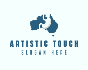 Australia Gastroenterology Medical Organ logo design