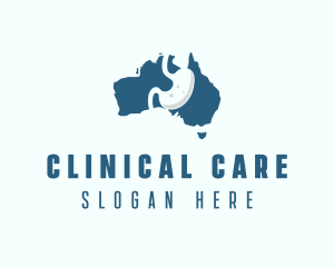 Australia Gastroenterology Medical Organ logo design