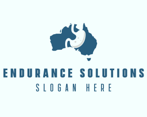 Australia Gastroenterology Medical Organ logo design