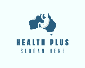 Australia Gastroenterology Medical Organ logo design