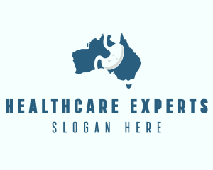 Australia Gastroenterology Medical Organ logo design