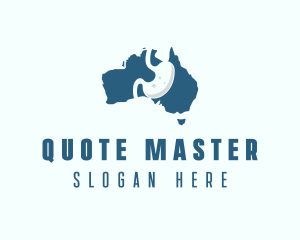 Australia Gastroenterology Medical Organ logo design