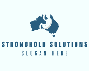 Australia Gastroenterology Medical Organ logo design