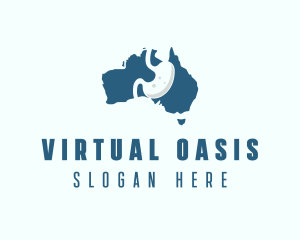 Australia Gastroenterology Medical Organ logo design