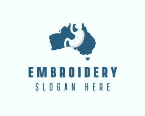 Australia Gastroenterology Medical Organ logo design