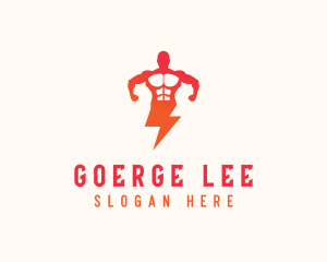 Electrical - Power Lightning Superhero logo design