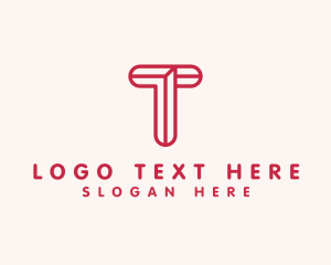 Advertising - Modern Minimalist Letter T logo design