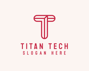 Professional Company Letter T logo design