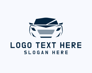 Road Trip - Car Sedan Transportation logo design
