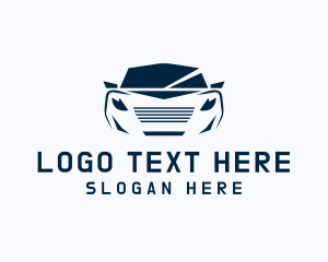 Rideshare - Car Sedan Transportation logo design