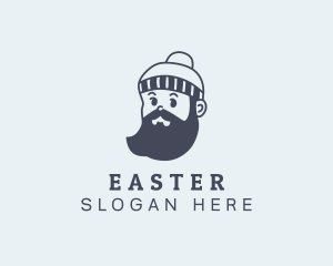 Hipster Man Beard Logo