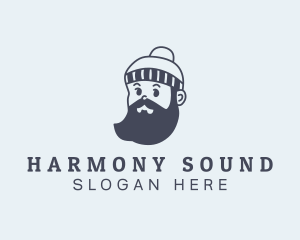 Guy - Hipster Man Beard logo design