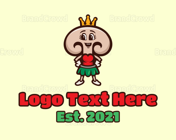 Lady Mushroom Queen Logo