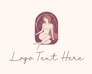 Self Care - Sexy Naked Woman logo design