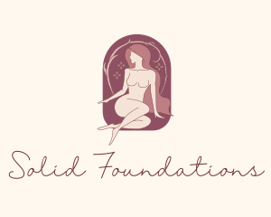 Sexy Naked Woman Logo