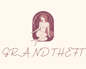 Sexy - Sexy Naked Woman logo design