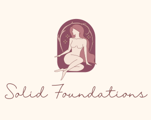 Aesthetician - Sexy Naked Woman logo design