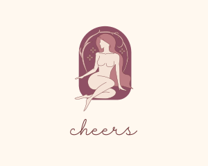 Female Body - Sexy Naked Woman logo design