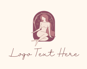 Sexy Naked Woman Logo