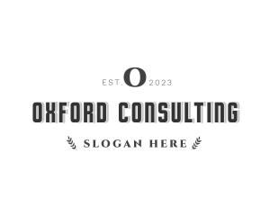 Professional Retro Consultant logo design