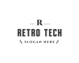 Professional Retro Consultant logo design