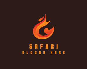 Fire Grill Flame Logo