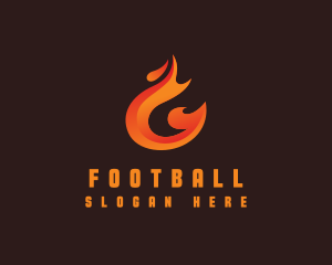 Fire Grill Flame Logo