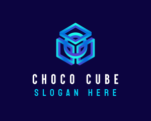 Cube Technology Developer logo design