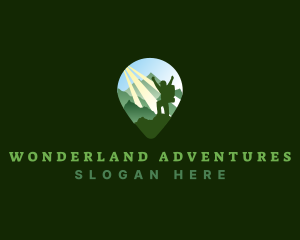 Adventure Mountain Climbing logo design