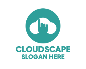 Touch Cloud Storage logo design