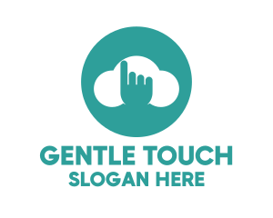 Touch Cloud Storage logo design