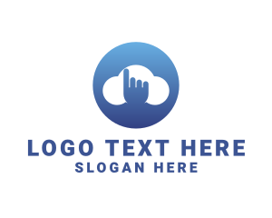 Touch - Touch Cloud Storage logo design