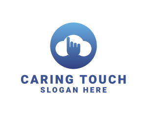 Touch Cloud Storage logo design