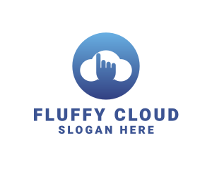 Touch Cloud Storage logo design