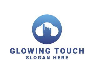 Touch Cloud Storage logo design