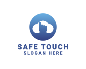 Touch Cloud Storage logo design