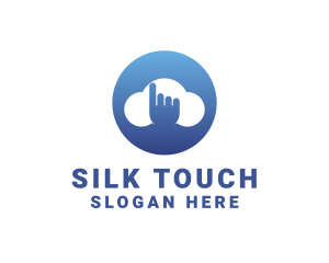 Touch Cloud Storage logo design